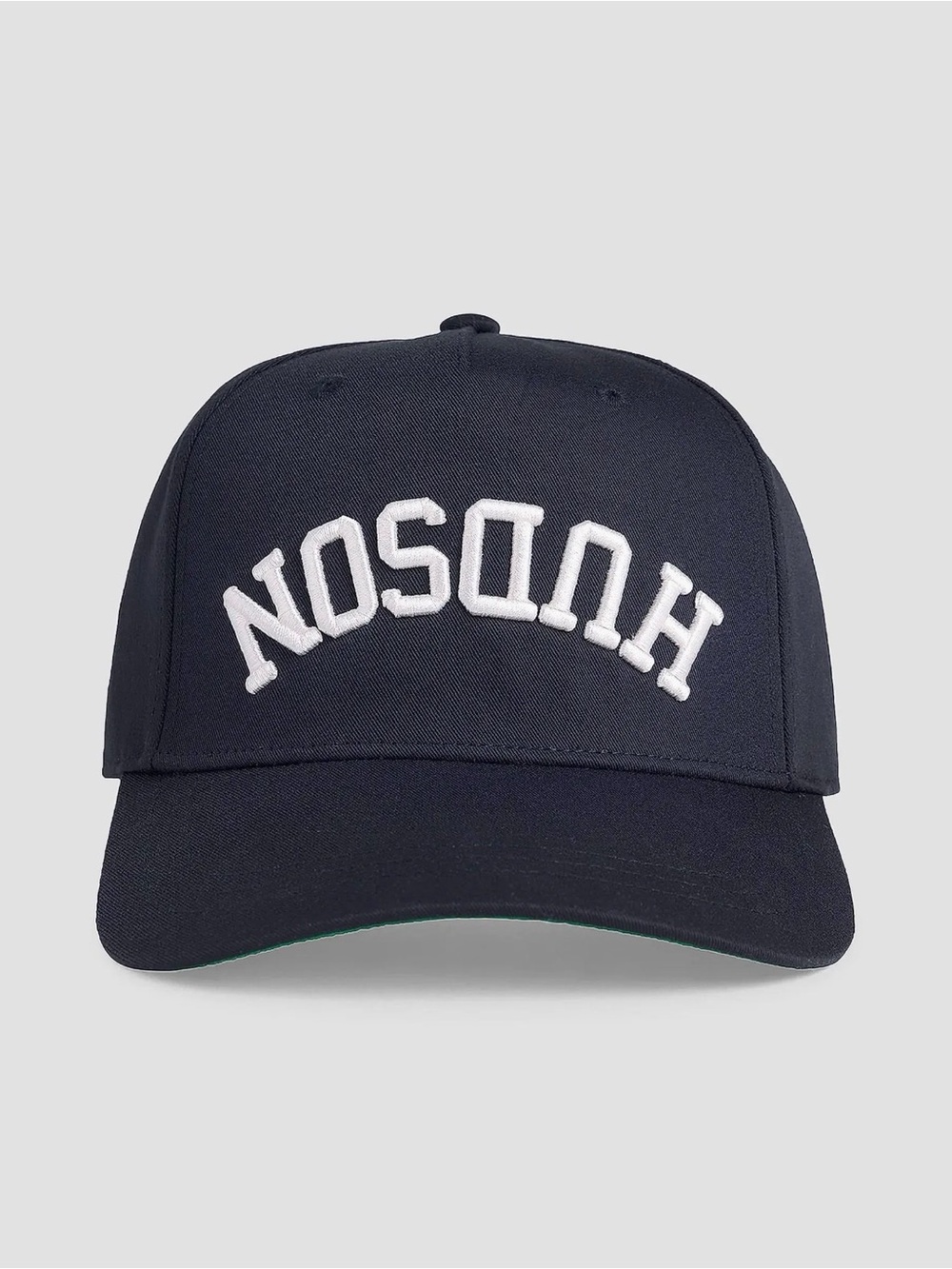 Hudson Jeans Embroidered Reverse Logo Baseball Cap